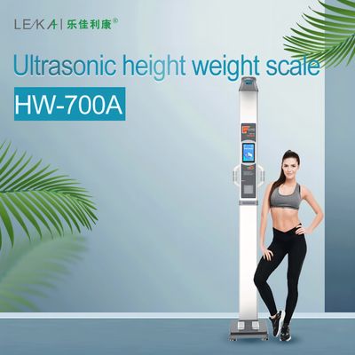 HW-700A Scala di grasso corporeo ad ultrasuoni con analisi della composizione corporea umana e peso corporeo di 30 kg