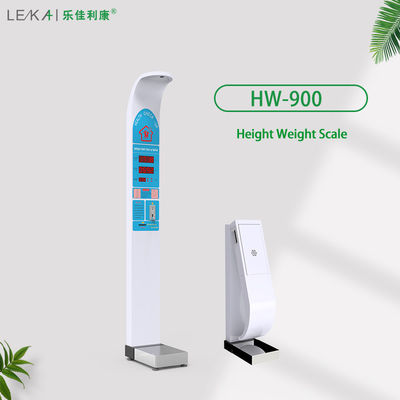 AC100-240V Digital Folding Coin Height Weight Scale con BMI e Vending Function N.W 42kg