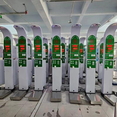 Farmacia Macchina di vendita a domicilio a scala in acciaio a monete per misura di altezza e peso 200kg