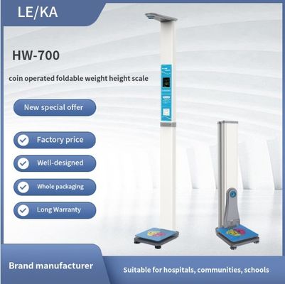 Scale elettroniche automatiche di altezza e di peso a monete con alimentazione da 100-240 V