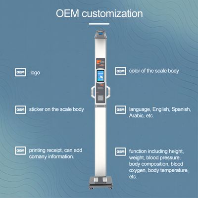 Balance digitale di precisione per l'analisi dell'IMC e della composizione corporea Display LCD 220V/50Hz