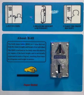 HW-900 BMI vending machine con stampante e bilancia elettronica multilingue