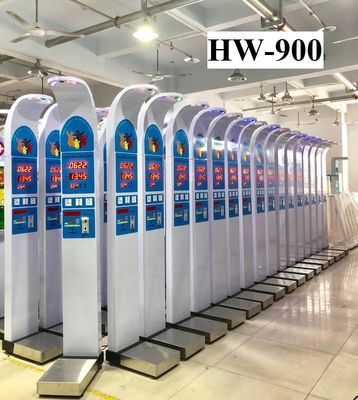 HW-900 Vending Machine per l'altezza e il peso del corpo per il BMI a moneta in arabo spagnolo