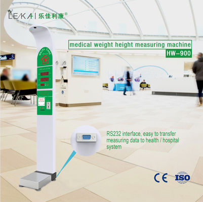 HW-900 Ultrasuoni Scala del corpo umano BMI Peso Altezza Vending Machine'Requisiti