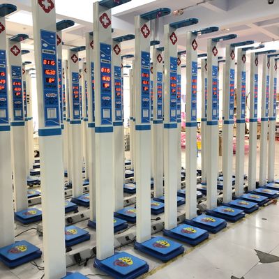Macchina di vendita automatica con display a LED, con moneta, per la misurazione del peso corporeo