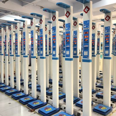 Macchina di vendita automatica con display a LED, con moneta, per la misurazione del peso corporeo