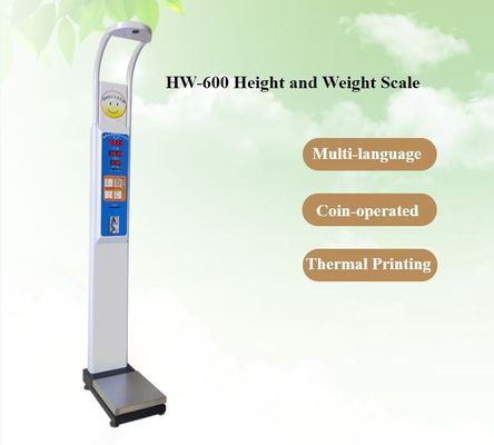 N.W 38kg altezza peso di grado medico scala per HW-600 moneta azionata elettronica BMI macchina