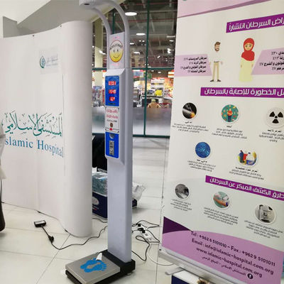 Display digitale a LED Corpo BMI Machine per la misurazione accurata dell'altezza nelle farmacie