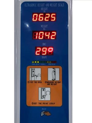 G.W 45kg Range di peso 8-200kg BMI macchina per la misurazione accurata di peso e altezza