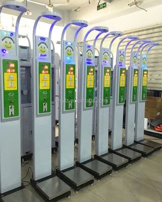 Macchina da chiosco per monete con bilancia digitale del BMI e stampa G.W. 45kg RS-232