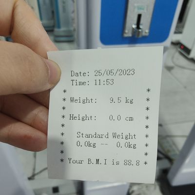 Macchina da chiosco per monete con bilancia digitale del BMI e stampa G.W. 45kg RS-232