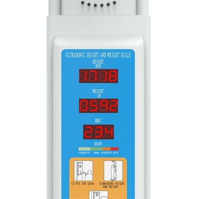 Display a LED Ultrasuoni Electronic Altezza e Peso Misura macchina Gamma di peso 8-200kg