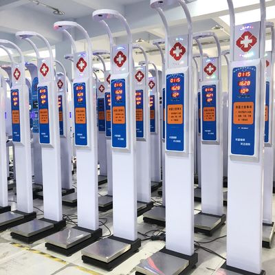 45 kg G.W. CE certificata altezza in piedi Scala di peso con misurazione dell'IMC a moneta