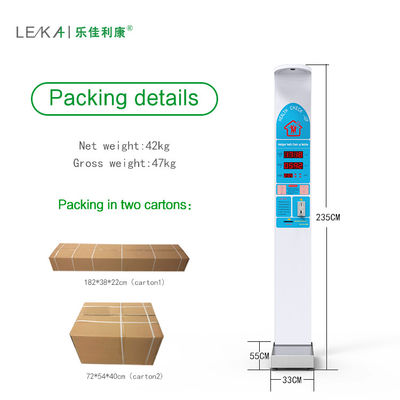 Scala di altezza e peso dell' schermo LCD ad ultrasuoni N.W. 42KG per misurazioni mediche precise