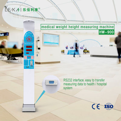 Città di Zhengzhou Spedizione Ultrasuoni BMI altezza e peso Scala con HD Voice Broadcast