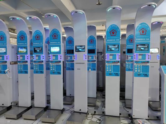 Città di Zhengzhou Spedizione Ultrasuoni BMI altezza e peso Scala con HD Voice Broadcast