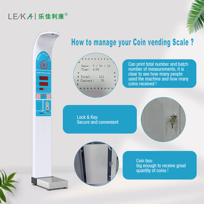 AC100-240V Medical Electronic Height Weight BMI Machine per la misurazione ad ultrasuoni