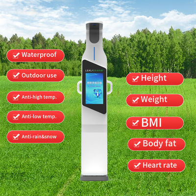 Display LCD Scale di altezza e peso ad ultrasuoni per il tipo di visualizzazione della composizione del corpo