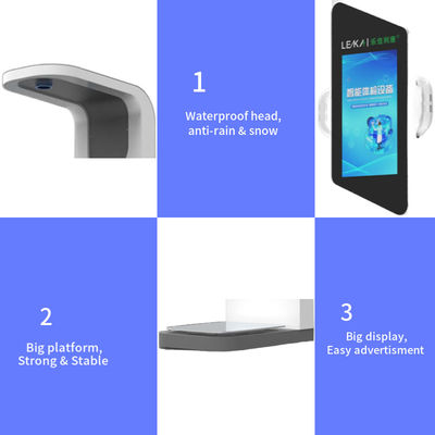 Display LCD Scale di altezza e peso ad ultrasuoni per il tipo di visualizzazione della composizione del corpo